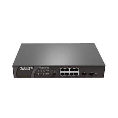 Fornitura di alimentazione da 110 W con 8 porte RG-ES110GD-P V2 RG-ES110GDS-P Gigabit POE Access Network Switch