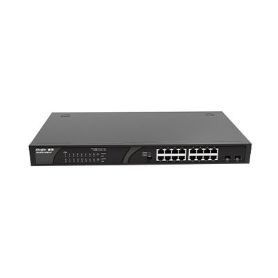 Interruttore di rete di accesso POE plug-and-play a 16 porte 100G RG-ES118-P con muffa privata