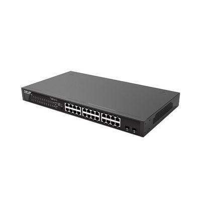 RG-ES126GS-LP24 100G Switch di rete di accesso POE plug-and-play con 2 porte a monte