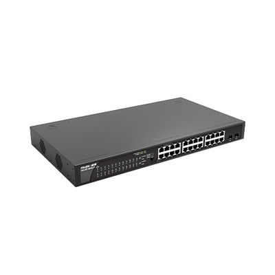 RG-ES126GS-LP24 100G Switch di rete di accesso POE plug-and-play con 2 porte a monte
